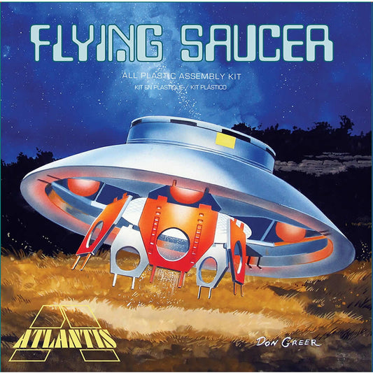 ATMA256 Flying Saucer Resembles Invaders TV Series 1/72 Scale Plastic Model Kit Main Image