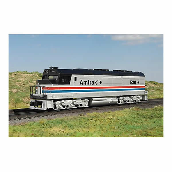 BAC22405S Amtrak O Scale Model Train Set With Engine With Three 60ft C