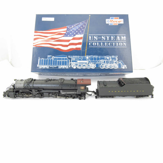BACROC63355 2-8-8-2 HO Scale PRR Steam Engine and Tender Roco Trains Main Image