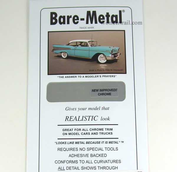 BMF001 Basic Chrome Aluminum Foil Thin Sheet (1) Bare-Metal Foil Main Image