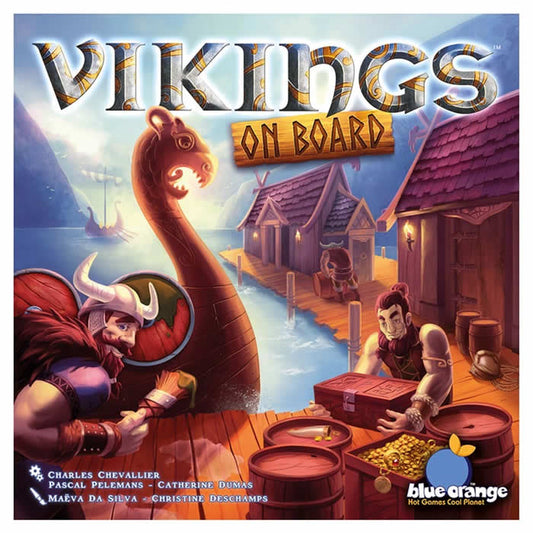 BOG04300 Vikings on Board Strategy Game Blue Orange Games Main Image