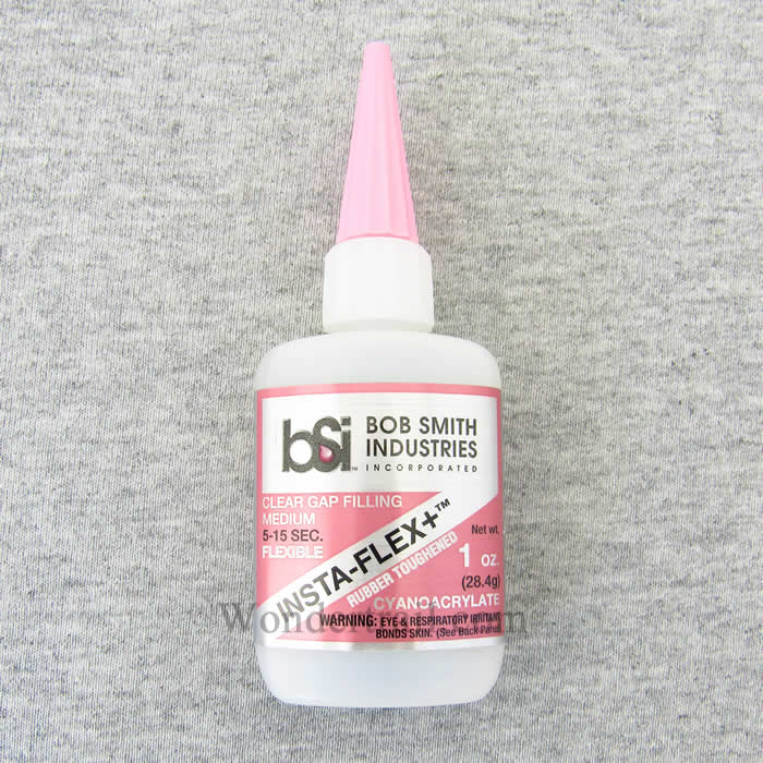 BSI120 Insta-Flex+ 1oz Clear Rubber Toughened CA Adhesive Glue Main Image