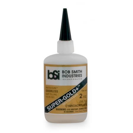 BSI128 Super-Gold+ Odorless 2oz CA Adhesive Glue Bob Smith Industries Main Image