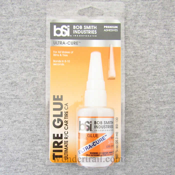 BSI130H Ultra Cure Tire Glue 3/4oz CA Adhesive Glue Bob Smith Industries Main Image