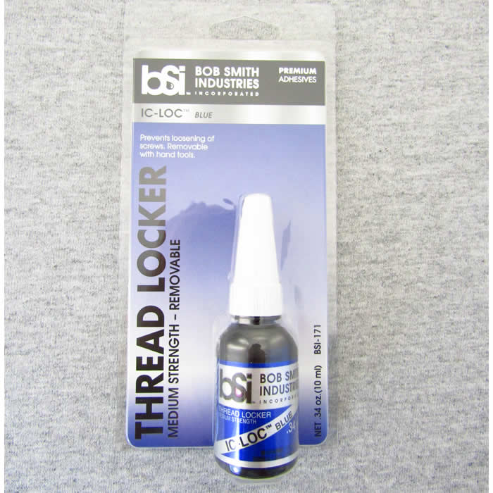 BSI171 IC-Loc Blue Medium Strength Threadlock .34oz Bottle Bob Smith Ind. Main Image