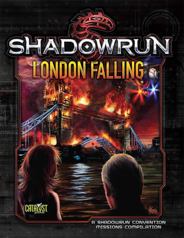 CAT27482 Shadowrun London Falling Role Playing Supplement Catalyst Game Labs Main Image