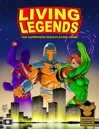 CB77503 Living Legends Villains and Vigilantes RPG Sourcebook Main Image