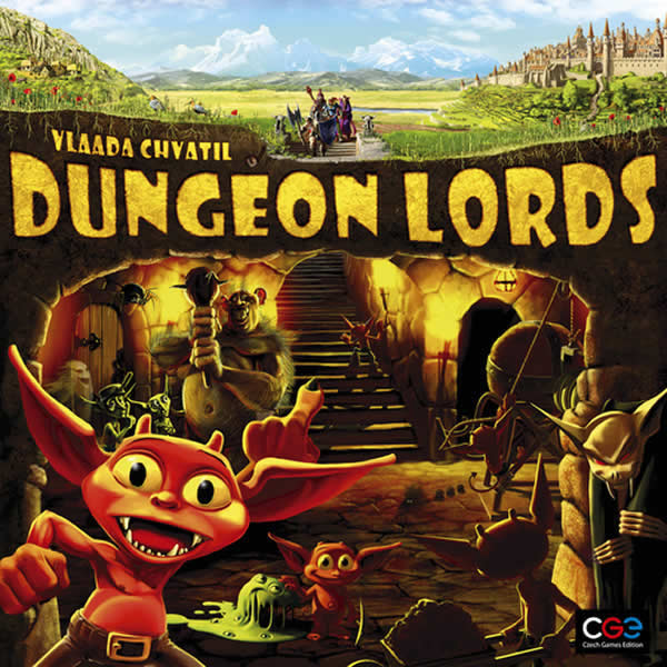 CGE00007 Dungeon Lords Advanture Board Game Czech Games Main Image