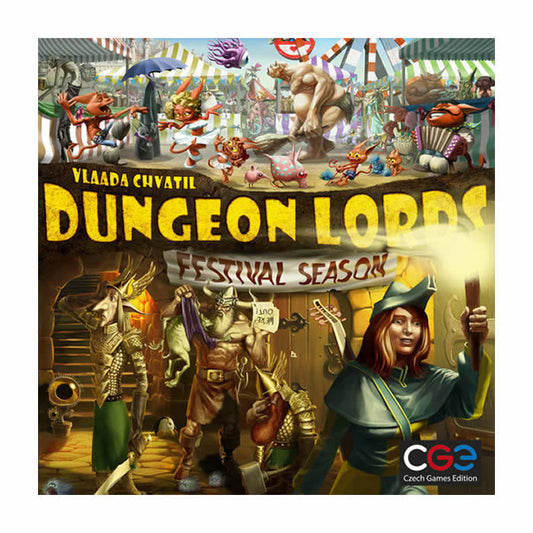 CGE00014 Dungeon Lords Festival Season Expansion Czech Games Main Image
