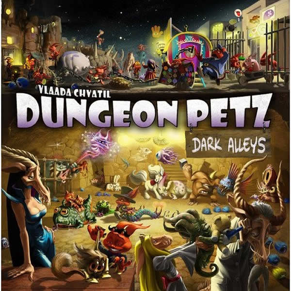 CGE00024 Dungeon Petz Dark Alleys Expansion Czech Games Main Image