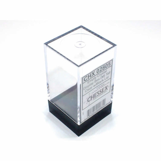 CHX02805 Plastic Figure Display Box Medium Tall (1.5in x 1.5in x 2.75in) Main Image