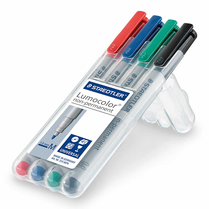 CHX03154 Water Soluble Mat Markers 4-Pack Chessex Main Image