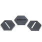 CHX08606F Slotted Hex Base Black 25mm (1 inch) Pack of 50 for Miniatures 2nd Image