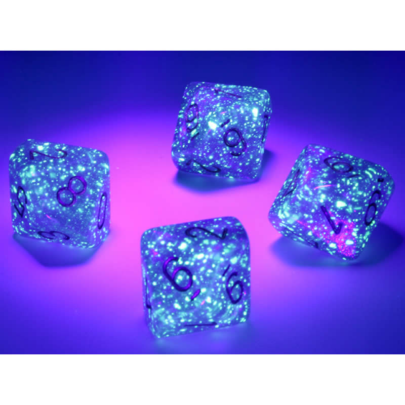 CHX27387 Royal Purple Borealis Dice Luminary Gold Numbers D10 16mm (5/8in) Pack of 10 3rd Image