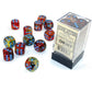 CHX27759 Primary Nebula Luminary Dice Blue Pips D6 16mm (5/8in) Pack of 12 Main Image