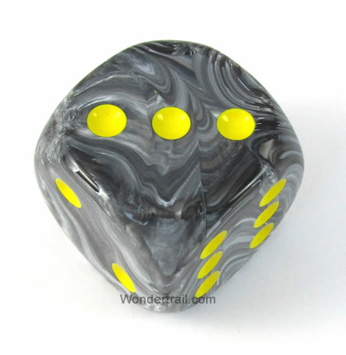 CHXDV5028 Black Vortex Die with Yellow Pips D6 50mm (1.97in) Pack of 1 Main Image