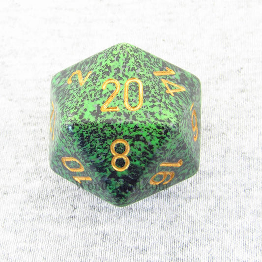 CHXXS2002 Golden Recon Speckled Die Gold Numbers D20 34mm Pack of 1 Main Image