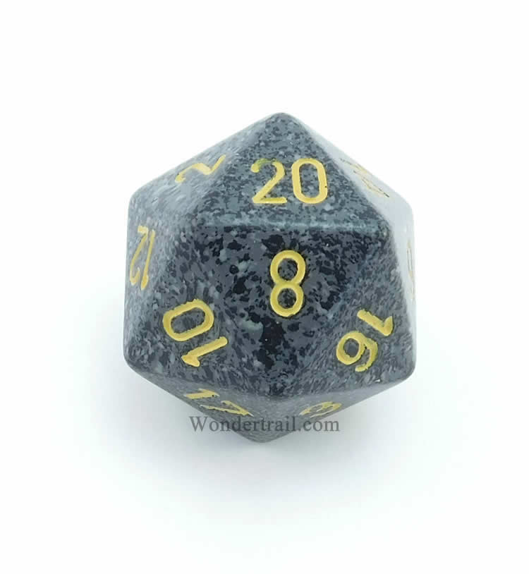 CHXXS2092 Urban Camo Speckled Die Yellow Numbers D20 34mm Pack of 1 Main Image