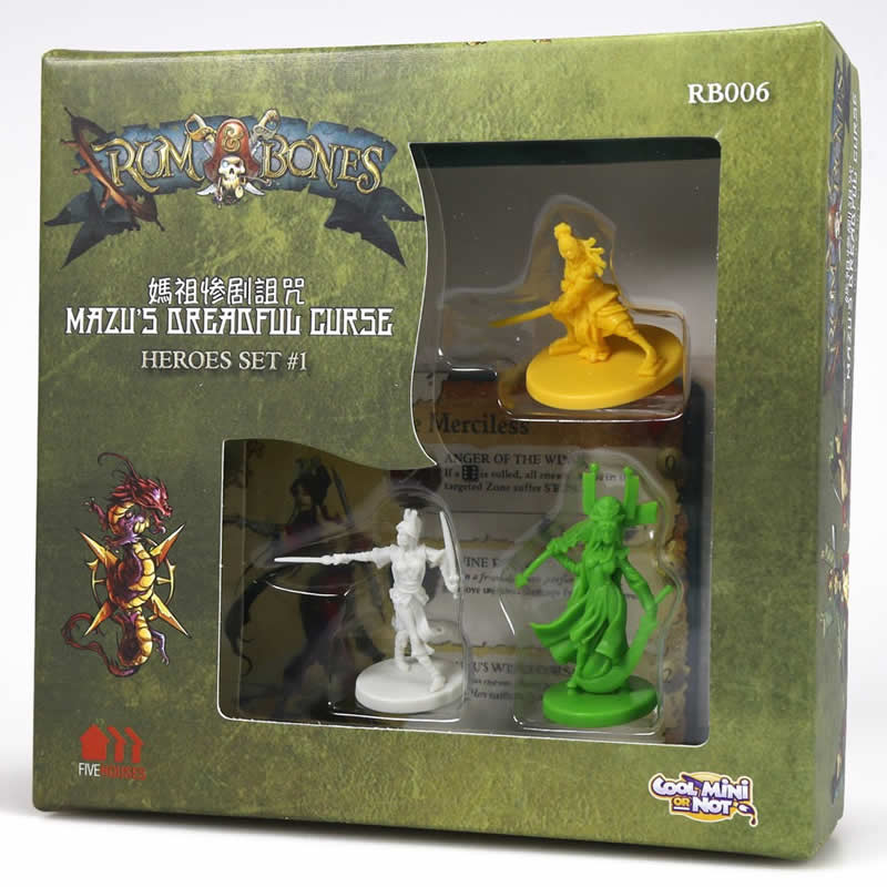 CMNRB006 Mazus Dreadful Curse Hero Set No.1 Rum And Bones Cool Mini or Not Main Image