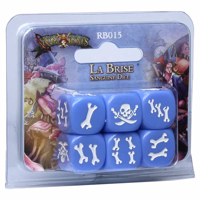 CMNRB015 La Brise Sanguine Rum And Bones Blue Custom Dice Cool Mini or Not Main Image