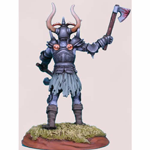 DSM1120 Male Evil Knight with Axes Miniature Elmore Masterwork 3rd Image