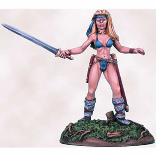 DSM1130 Chick with Sword Miniature Elmore Masterwork Dark Sword Main Image