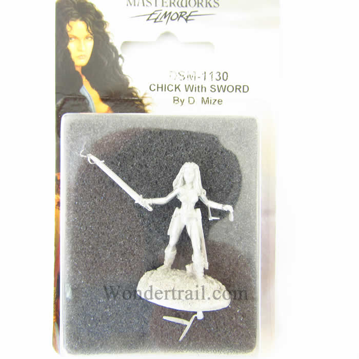 DSM1130 Chick with Sword Miniature Elmore Masterwork Dark Sword 2nd Image