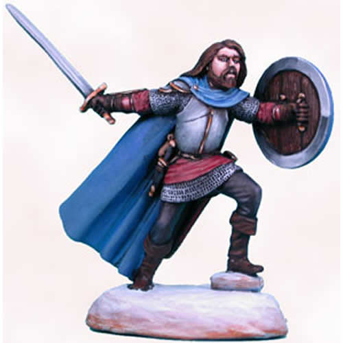 DSM1131 Male Fighter with Sword Miniature Elmore Masterwork Dark Sword Main Image