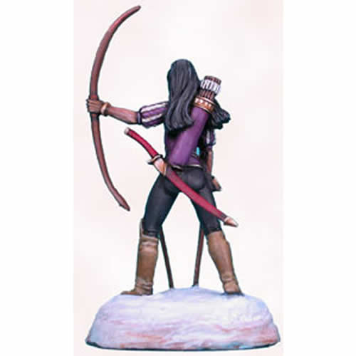 DSM1135 Mountain Conflict Female Elven Archer Miniature 2nd Image