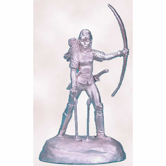 DSM1135 Mountain Conflict Female Elven Archer Miniature 4th Image