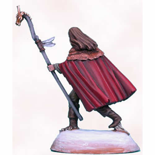 DSM1136 Male Wizard With Staff Mountain Conflict Miniature 2nd Image