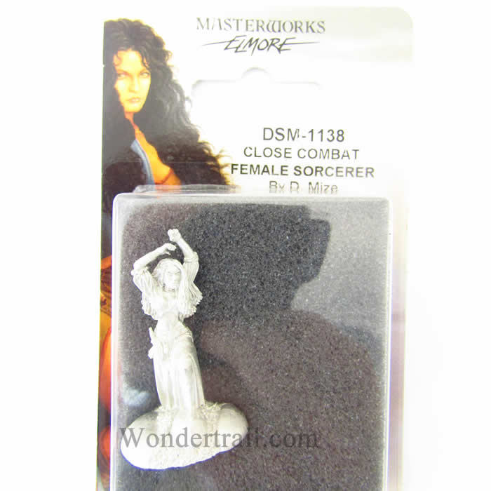 DSM1138 Female Sorcerer Close Combat Miniature Elmore Masterwork 2nd Image