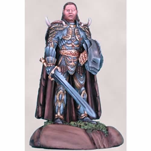 DSM1140 Male Vyrkyl  Evil Knight With Sword Miniature Elmore Masterwork Main Image