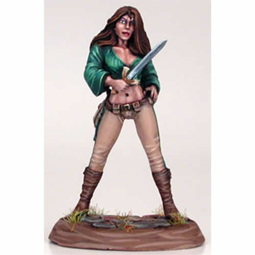 DSM1150 Female Thief Miniature Elmore Masterwork Dark Sword Miniatures Main Image