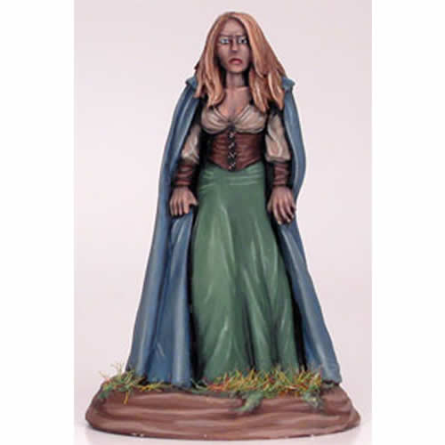 DSM1153 Approaching Storm Female Mage Miniature Elmore Masterwork Main Image