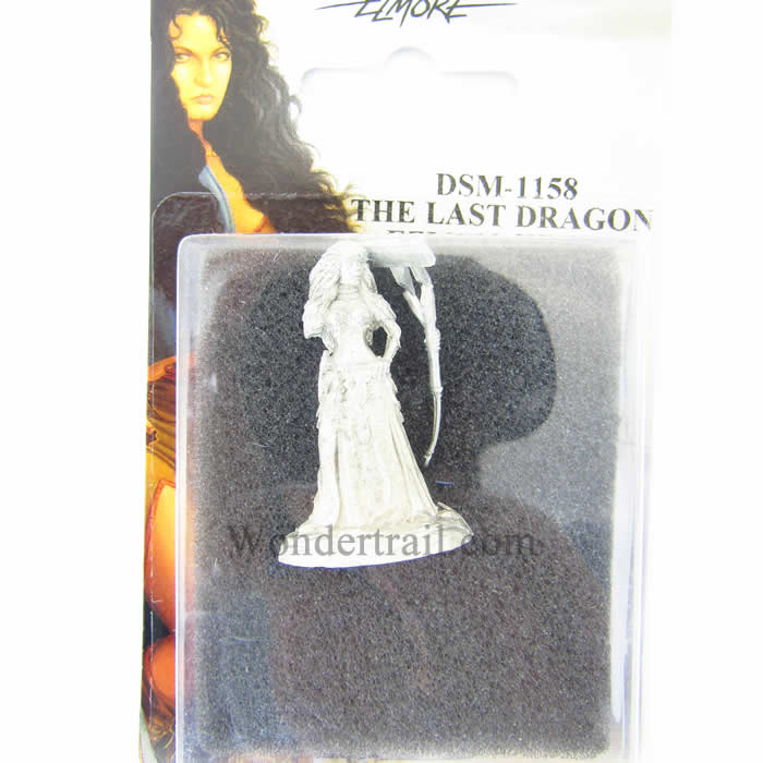 DSM1158 The Last Dragon Female Mage Miniature Elmore Masterwork 2nd Image