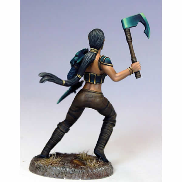 DSM1165 Fighter Dual Wielding Axe and Dagger Miniature Elmore Masterwork 3rd Image