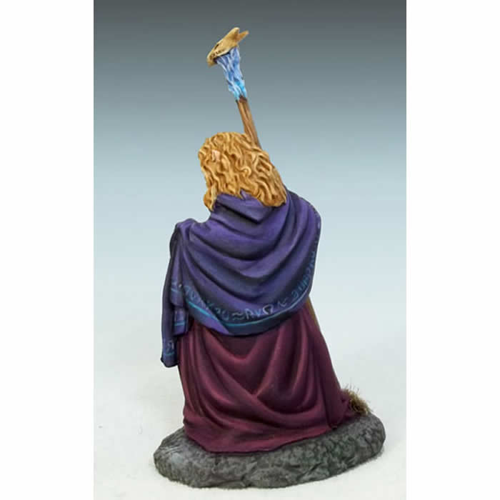 DSM1182 Female Elven Mage with Staff Miniature Elmore Masterwork 3rd Image