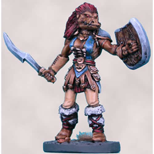 DSM1205 Taan Female with Sword Miniature Elmore Masterwork Main Image