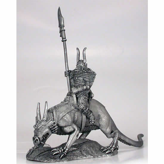 DSM1222 Chaos Warrior on Lizard Mount Miniature Elmore Masterwork 3rd Image