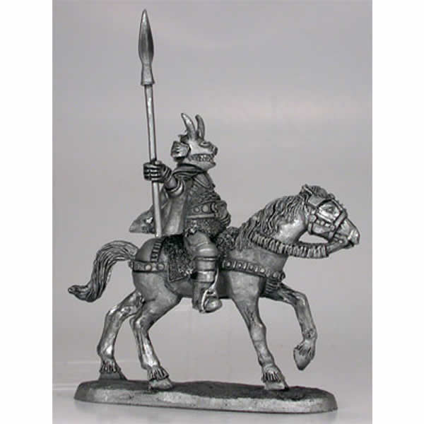 DSM1223 Chaos Warrior with Spear Mounted on Hourse Miniature 3rd Image