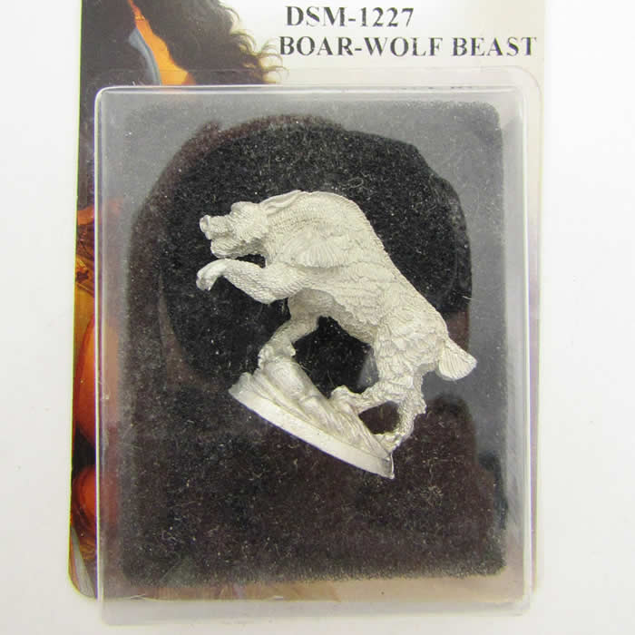 DSM1227 Boar Wolf Beast Miniature Elmore Masterwork 2nd Image