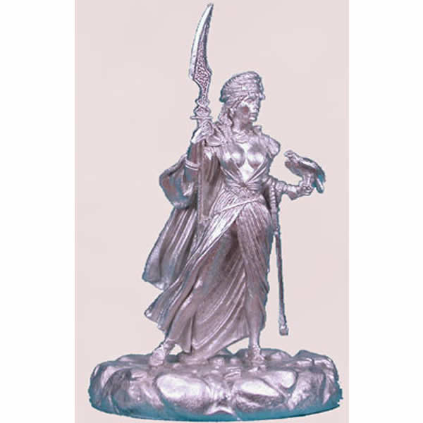 DSM2102 Desert Wing Female Warrior with Hawk Miniature 3rd Image