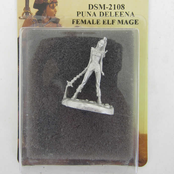 DSM2108 Puna Deleena Female Elven Mage Miniature 2nd Image