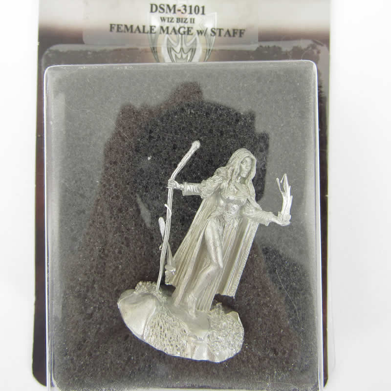 DSM3101 Female Mage with Staff Miniature Caldwell Masterworks 2nd Image