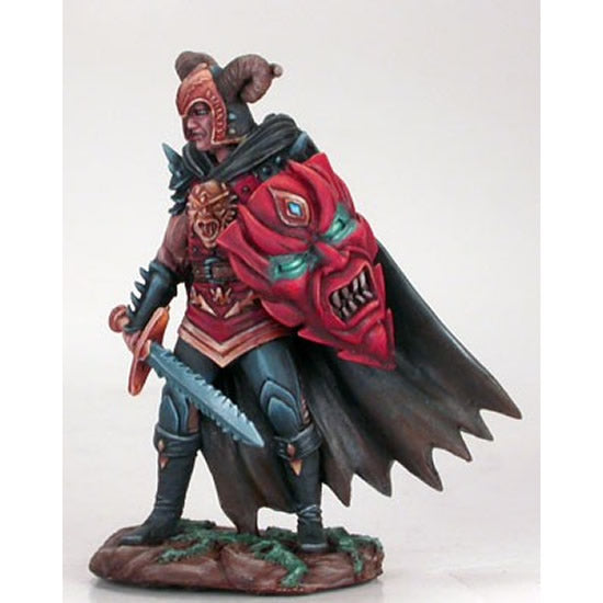 DSM4102 Male Anti-Paladin With Bastard Sword Miniature Main Image