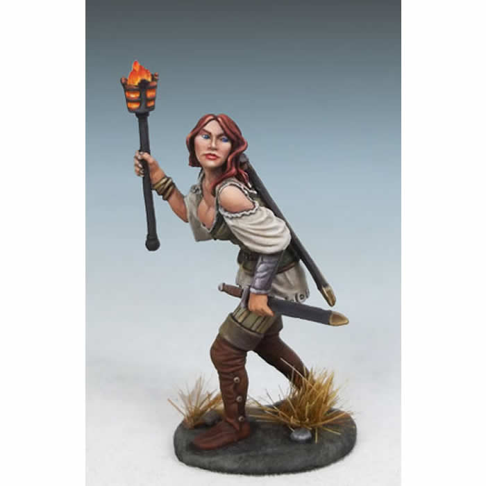 DSM4615 Raven Switchsword Female Rogue Miniature Diterlizzi Masterworks Main Image