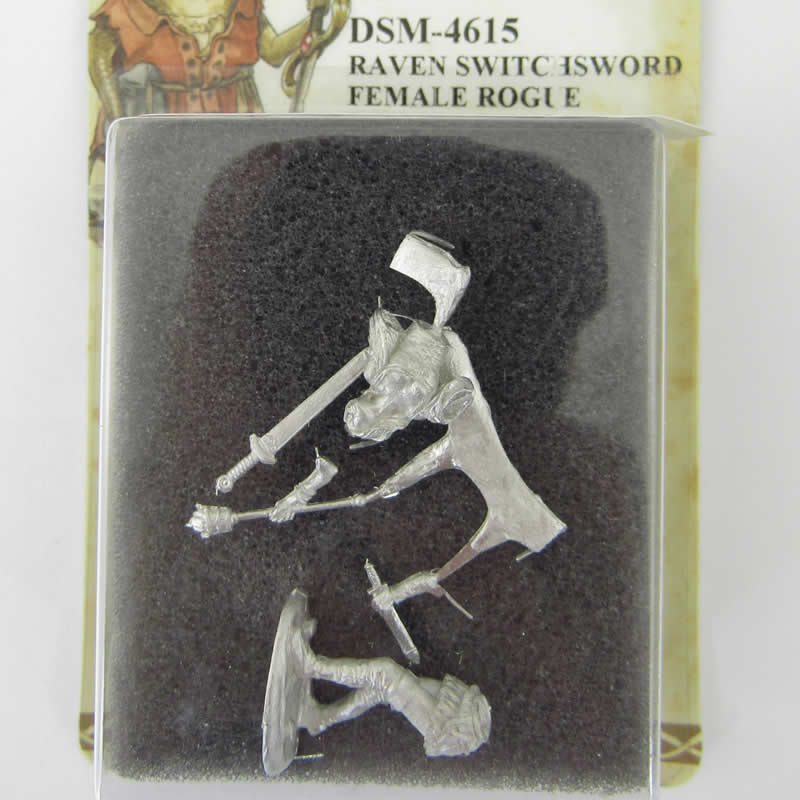 DSM4615 Raven Switchsword Female Rogue Miniature Diterlizzi Masterworks 2nd Image