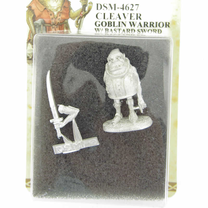 DSM4627 The Cleaver Goblin Warrior with Bastard Sword Miniature 2nd Image