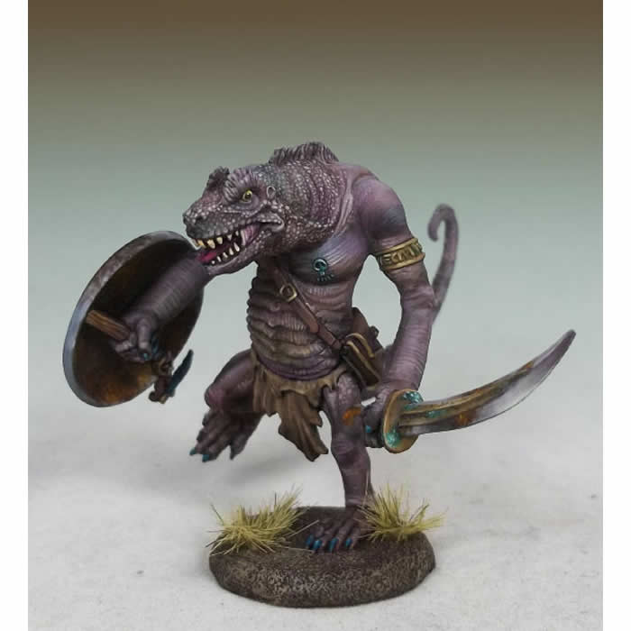 DSM4631 Orc of the Otus Clan with Halberd Miniature Diterlizzi Masterworks Main Image